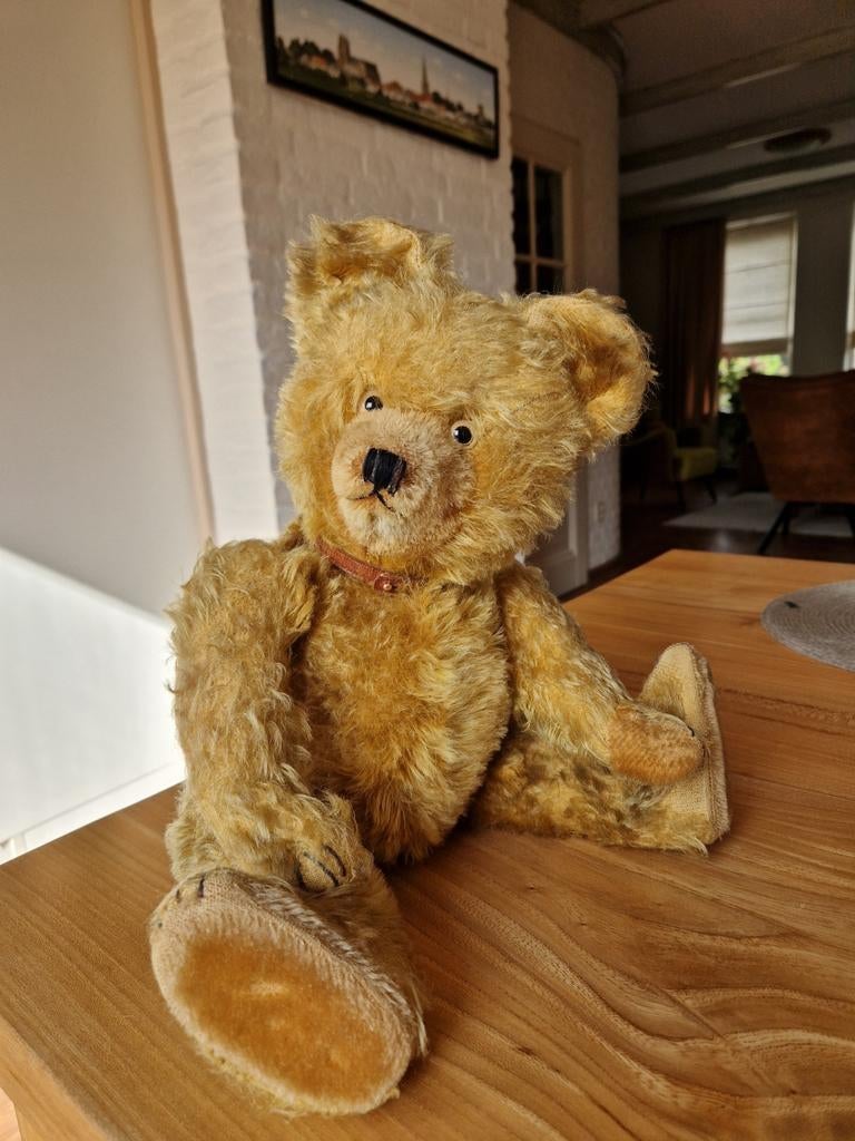 Antieke Diem teddybeer 1951, Antiek en Kunst, Ophalen of Verzenden