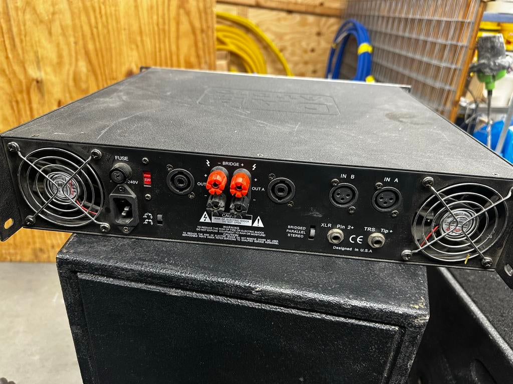 DAP Audio Palladium 1600 Vintage Versterker, Gebruikt, 120 watt of meer, Stereo, Ophalen