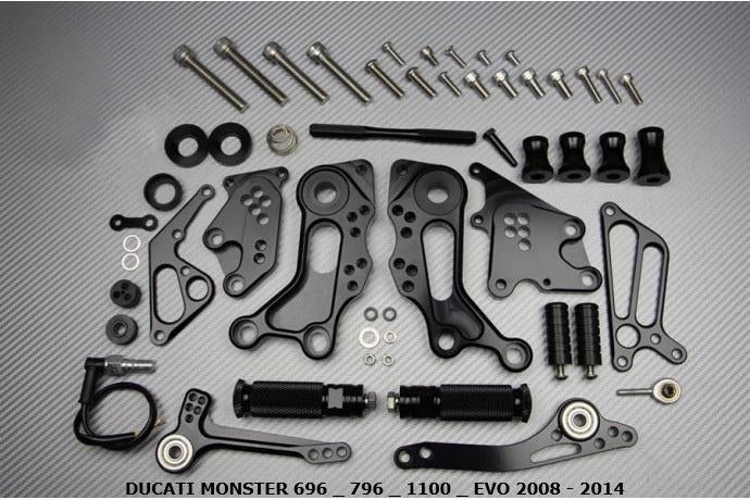 Remschakelset DUCATI MONSTER 696 796 1100 2008 - 2014, Ophalen of Verzenden, Nieuw