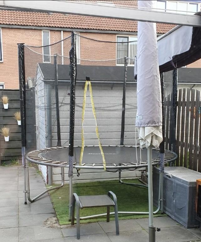 Trampoline 300 cm, Ophalen, Gebruikt