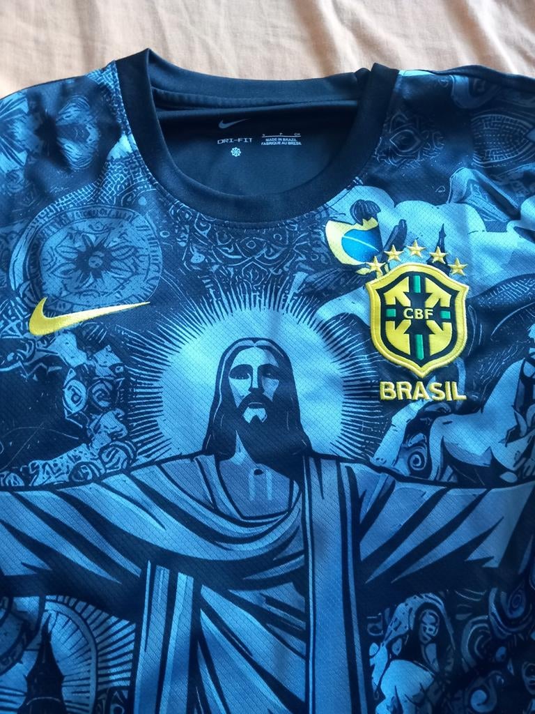 Nike Brazilië T-shirt met print, Ophalen of Verzenden, Zo goed als nieuw