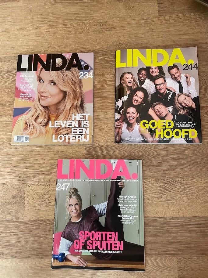 3 Tijdschriften Linda 2024/2025., Ophalen of Verzenden, Gelezen, Damesbladen