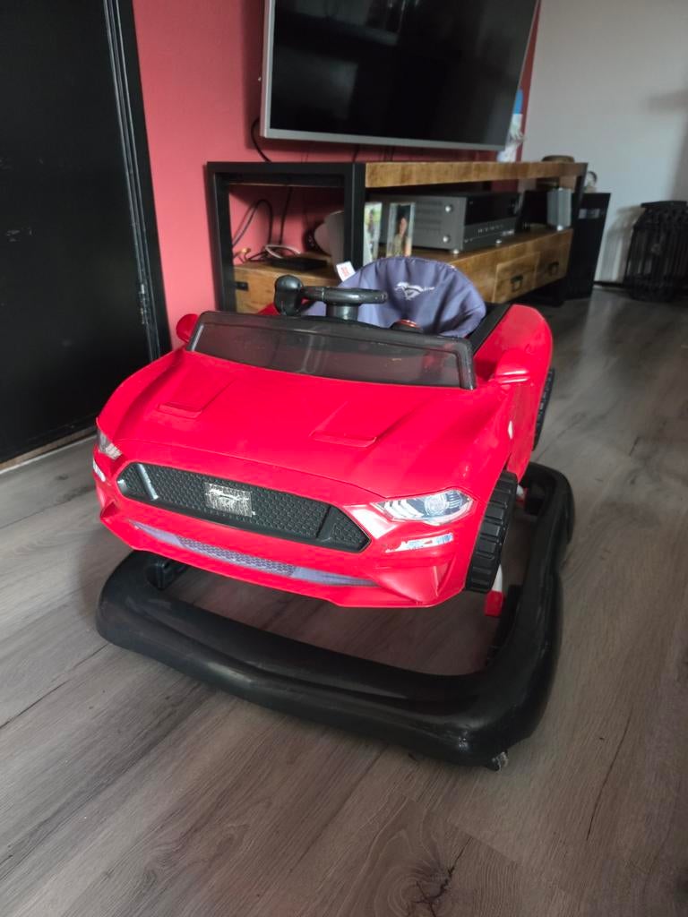 Loopauto Rood - Ford Mustang Stijl, Ophalen of Verzenden, Gebruikt