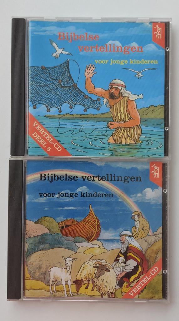 Bijbelse vertellingen voor jonge kinderen CD's (2 stuks), Cd's en Dvd's, Cd's | Kinderen en Jeugd, Gebruikt, 6 tot 9 jaar, Boxset