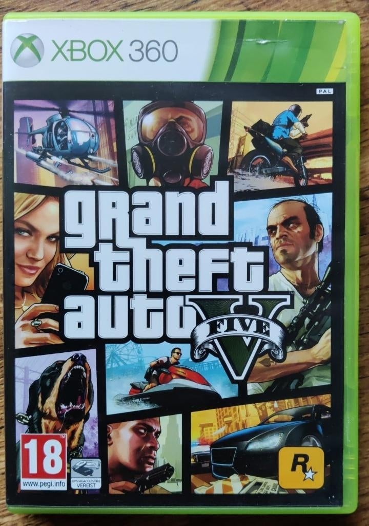 XBOX 360 Grand Theft Auto V 5026555258104, Avontuur en Actie, Vanaf 18 jaar, 1 speler, Ophalen of Verzenden
