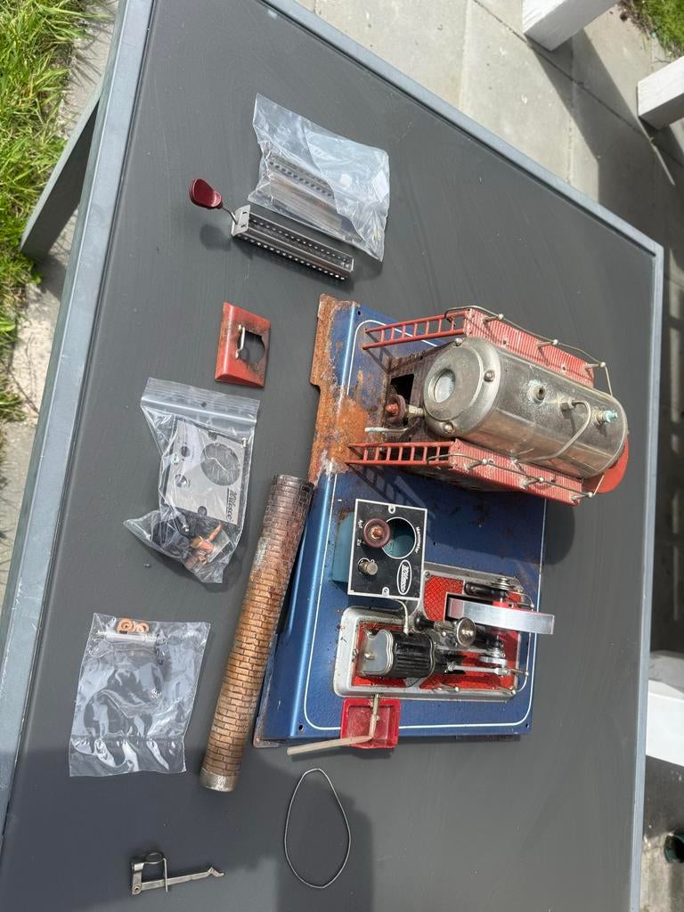 Wilesco D24 stoommachine opknapper met onderdelen, Ophalen, Gebruikt