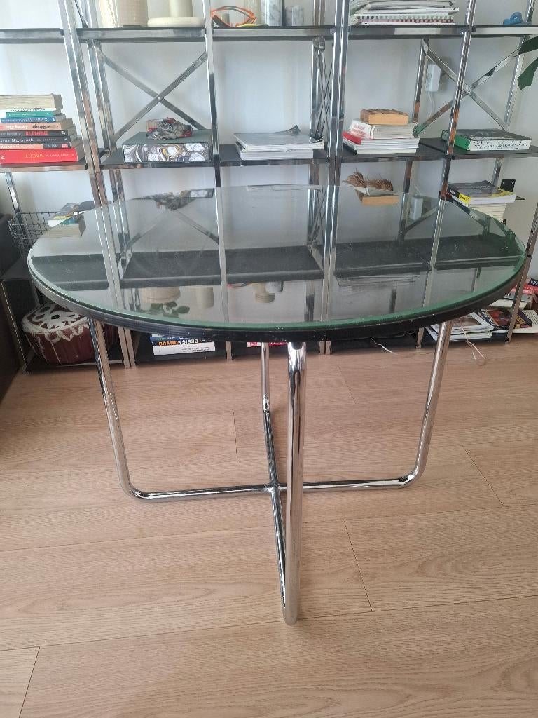Ronde Eettafel, Ophalen, Gebruikt, 50 tot 100 cm, 100 tot 150 cm