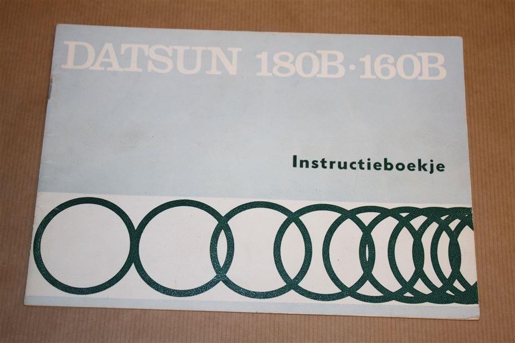 Datsun 180B - 160B Instructieboekje - 1972, Ophalen of Verzenden