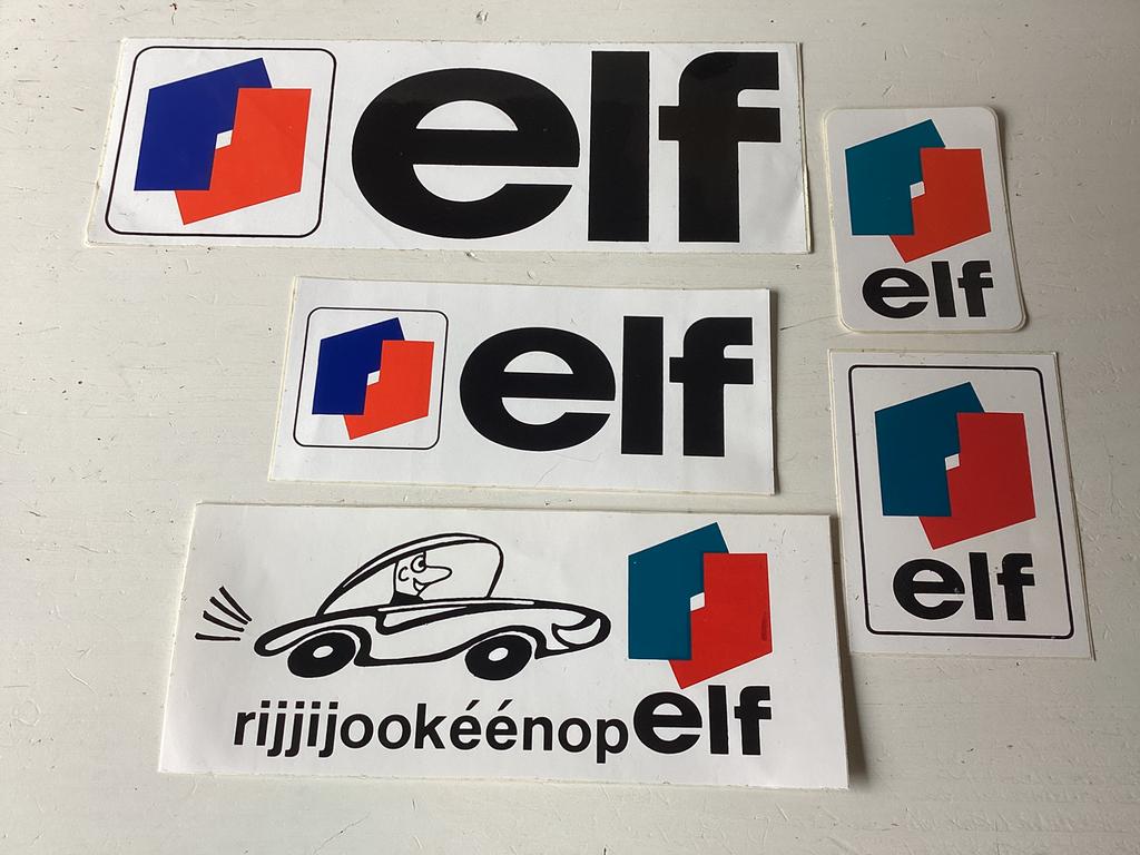Setje stickers Elf, Verzenden, Zo goed als nieuw, Merk