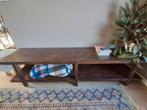 Tv meubel/bankje, Ophalen, Eikenhout, Nieuw, 150 tot 200 cm