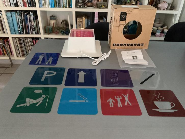 Vintage IKEA Skugga wandlamp / lichtbak ; Monika Mulder, Huis en Inrichting, Lampen | Wandlampen, Zo goed als nieuw, Kunststof