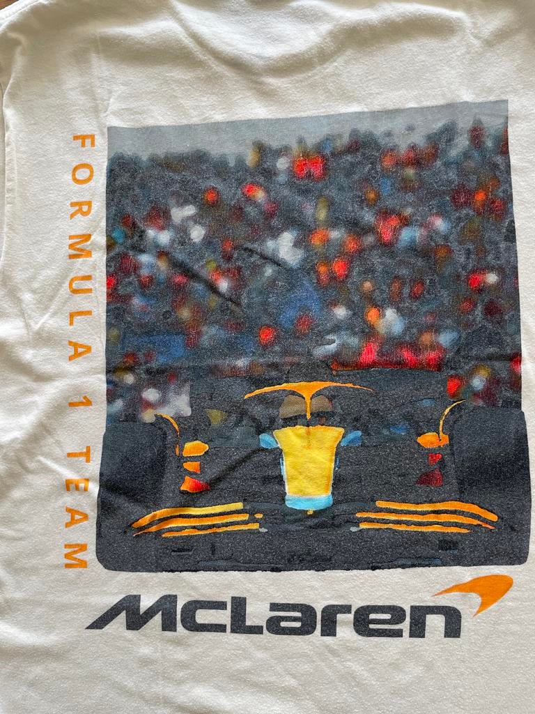 McLaren Formula 1 Team T-shirt - Maat M, Ophalen of Verzenden, Gedragen, Maat 48/50 (M), Wit