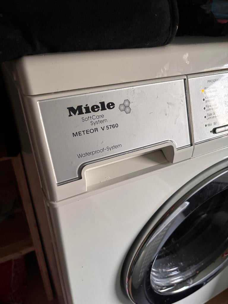 Miele Meteor V 5760 wasmachine, Ophalen, Gebruikt, Voorlader, Wolwasprogramma
