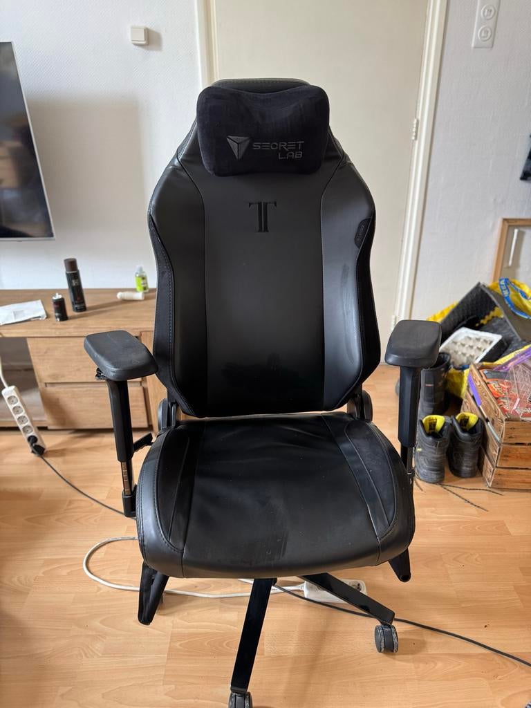 Secretlab TITAN Evo Gaming Stoel - Zwart - Ergonomisch, Ophalen, Zwart, Zo goed als nieuw, Bureaustoel