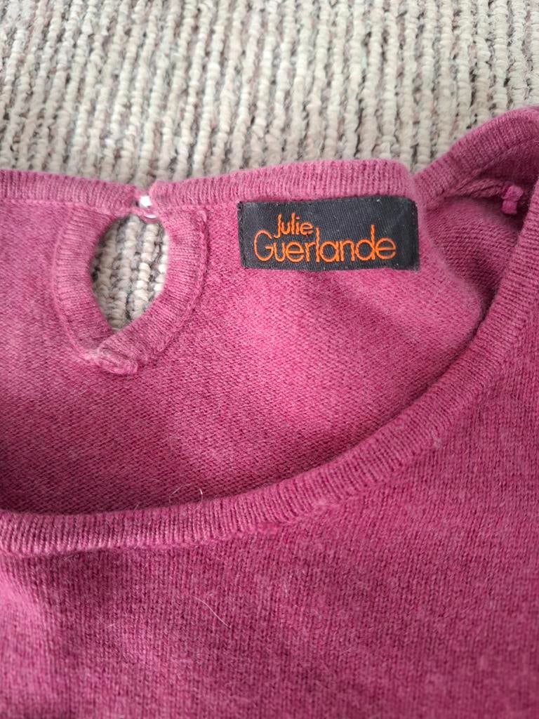 Julie Guerlande kasjmier trui roze – 100% cashmere – maat M, Ophalen of Verzenden, Zo goed als nieuw, Roze, Maat 36 (S)