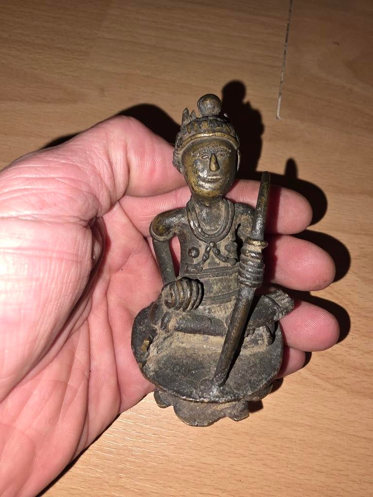 Antieke brons figuur, Ophalen of Verzenden