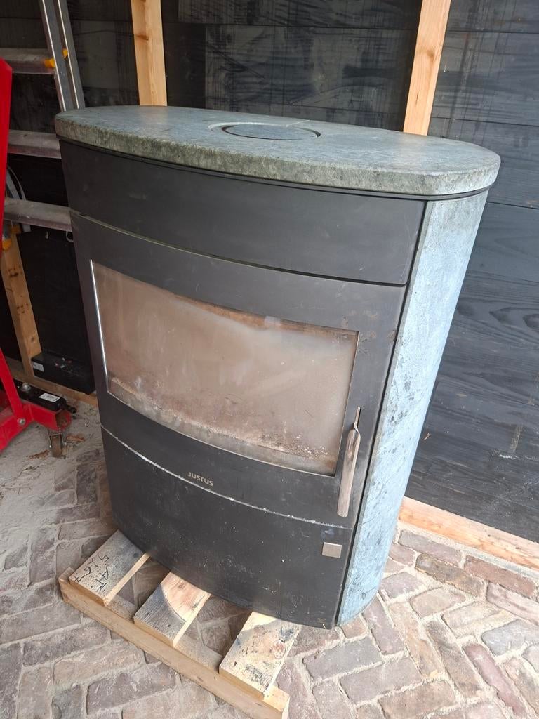 Justus Agero 2.0 houtkachel, Ophalen of Verzenden, Gebruikt, Hout, Houtkachel