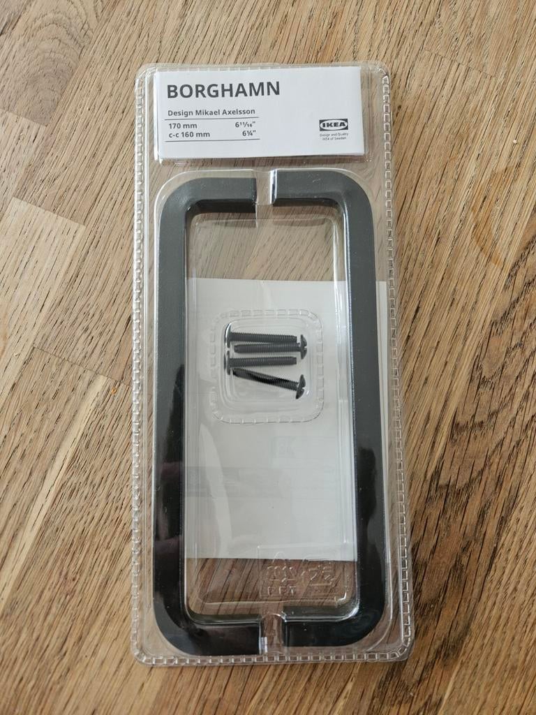IKEA Borghamn handgrepen - 170 mm (160 mm schroefafstand), Ophalen of Verzenden, Nieuw