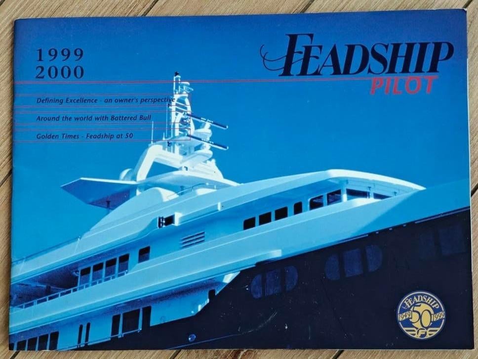 Feadship Pilot Magazine 1999-2000 - Luxe Jachtbouw, Ophalen of Verzenden, Zo goed als nieuw, Feadship, Catalogus