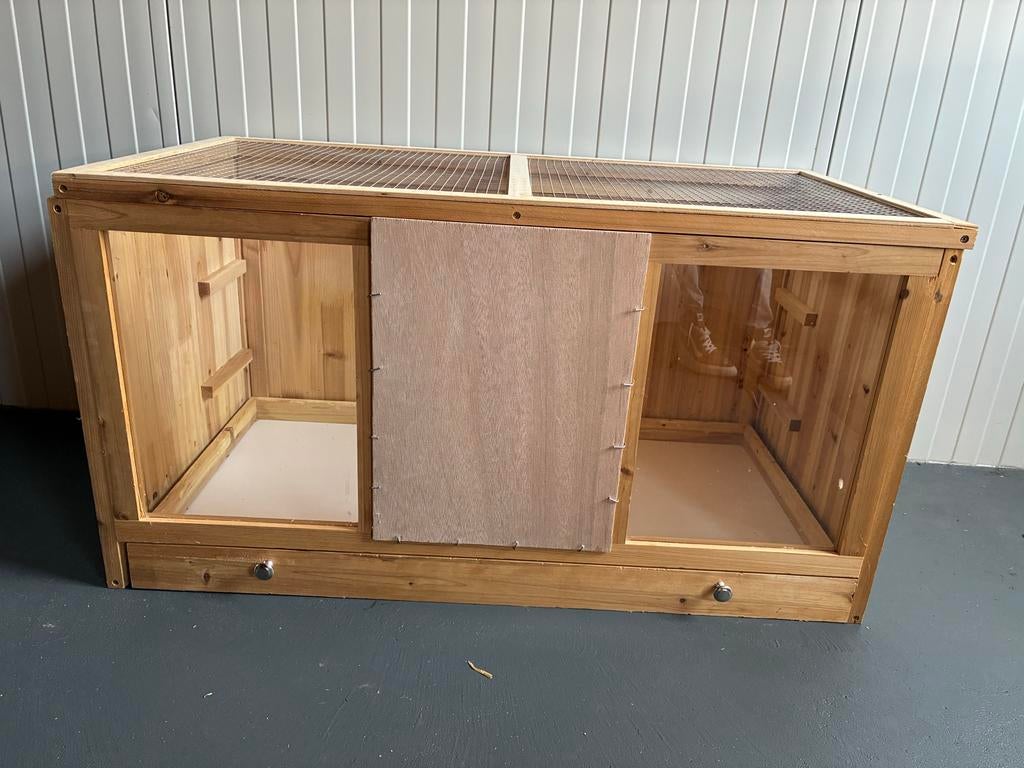 Hamsterkooi knaagdieren kwartel hok 90x50, Dieren en Toebehoren, Kooi, Gebruikt, Muis, 75 tot 110 cm