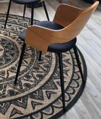 4 eetkamerstoelen in zeer goede staat, Ophalen, Zo goed als nieuw, Zwart, Vier