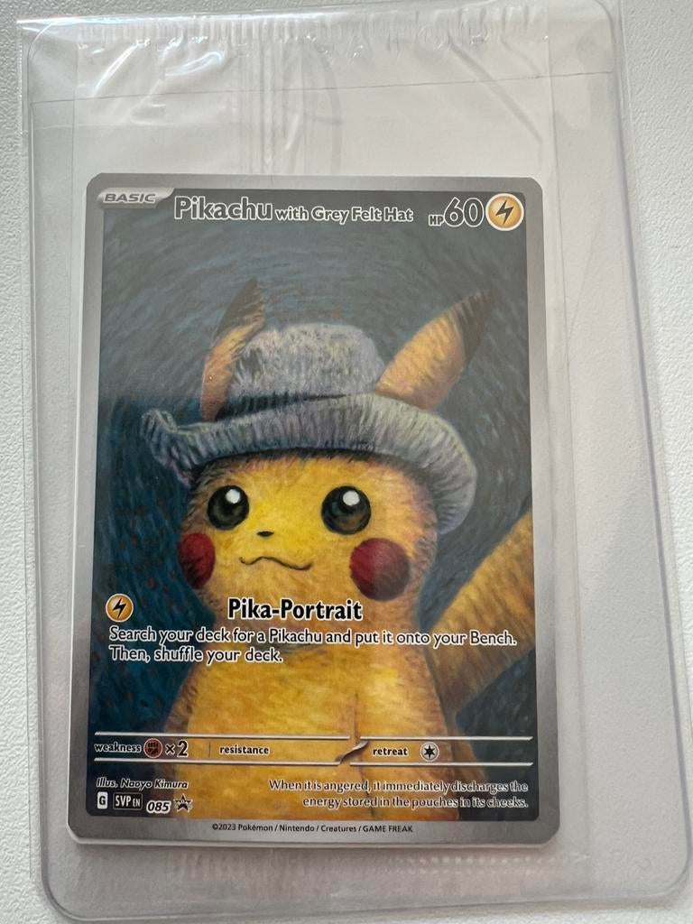 Pikachu Van Gogh pokemon kaart, Ophalen of Verzenden, Nieuw, Losse kaart