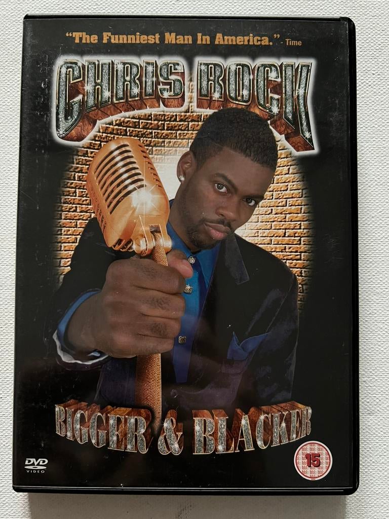 Chris rock bigger & blacker, Alle leeftijden, Verzenden, Zo goed als nieuw, Stand-up of Theatershow