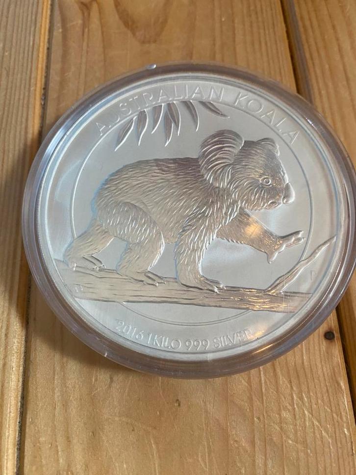 4 kilo zilver Kookaburra.Perfecte staat en nergens goedkoper, Postzegels en Munten, Edelmetalen en Baren, Zilver, Ophalen