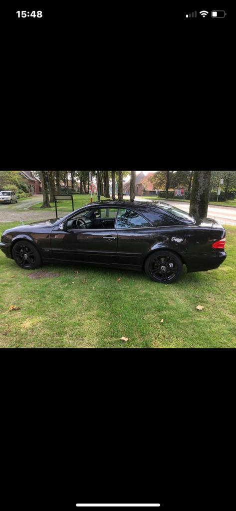 Mercedes-Benz CLK 3.2 Clk320 Cabrio Elegance AUT 2001 Zwart, Auto's, Automaat, Achterwielaandrijving, 1595 kg, Cabriolet