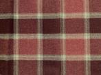 ANTA Dunvegan; rood roze groen; restant SCHOTSE meubelstof, Wol, Overige kleuren, 120 cm of meer, Nieuw