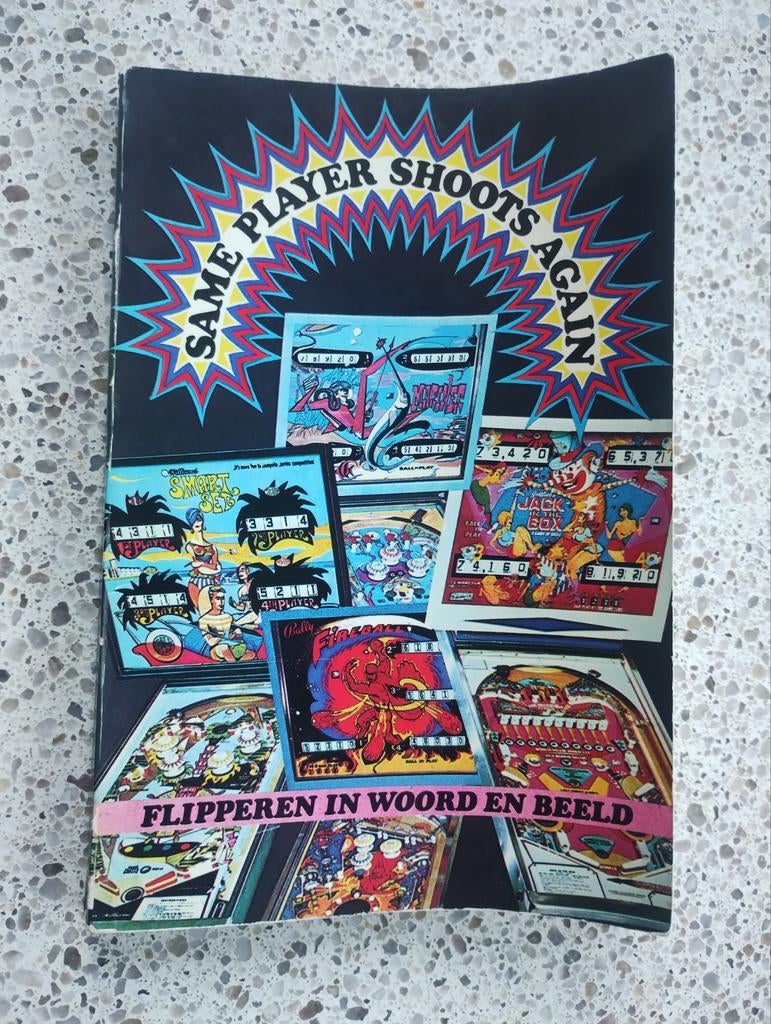 Nederland boek over flipperkasten:  Same Player Shoots Again, Verzamelen, Overige merken, Gebruikt, Mechanisch, Overige typen