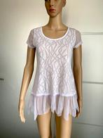 G376 Nieuw: Mado et les Autres: mt. 42+44=L  top shirt wit, Maat 42/44 (L), Nieuw, Ophalen of Verzenden, Korte mouw