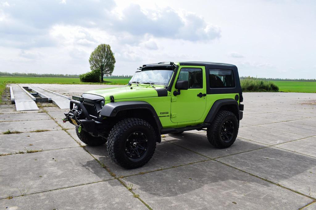 Jeep Wrangler 3.6 Mountain, Auto's, Jeep, Automaat, Euro 5, Stof, Gebruikt