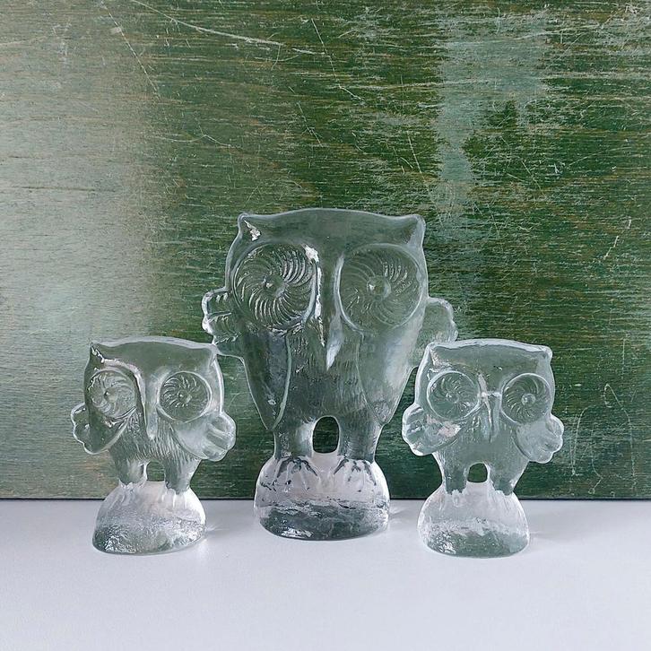 Kosta Boda~uiltjes~Zoo serie, Antiek en Kunst, Kunst | Designobjecten, Ophalen of Verzenden