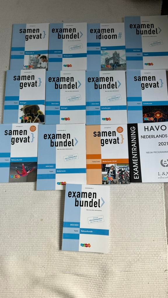 Examenbundels HAVO 2023 N&G profiel, Ophalen of Verzenden, Nieuw, HAVO, Biologie
