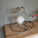 Industriële tafellamp met 3 standen lamp, Ophalen of Verzenden, Gebruikt, Industrieel