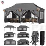 Opvouwbare Partytent 3x6m Waterdicht - Sterk Paviljoen, Tuin en Terras, Niet ingevuld, Nieuw, 2 meter of meer, Paviljoen