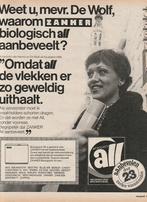Retro reclame 1975 All wasmiddel mevrouw uit Kruisland, Verzamelen, Retro, Verzenden, Overige typen