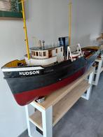 Prachtig model van sleepboot Hudson., Hobby en Vrije tijd, Modelbouw | Boten en Schepen, Ophalen, Gebruikt, 1:50 tot 1:200, Overige merken