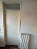 Opdekdeur met stalen kozijn, Ophalen, Gebruikt, 80 tot 100 cm, 215 cm of meer