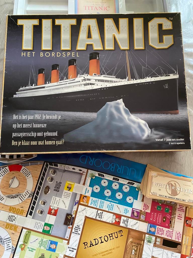 Titanic spel, Hobby en Vrije tijd, Gezelschapsspellen | Bordspellen, Vijf spelers of meer, Ophalen, Gebruikt