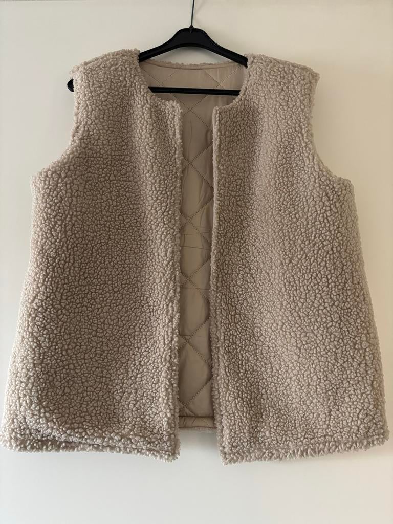 NUKUS -  Jillan teddy gilet - maat M, Verzenden, Zo goed als nieuw, Maat 38/40 (M), Beige