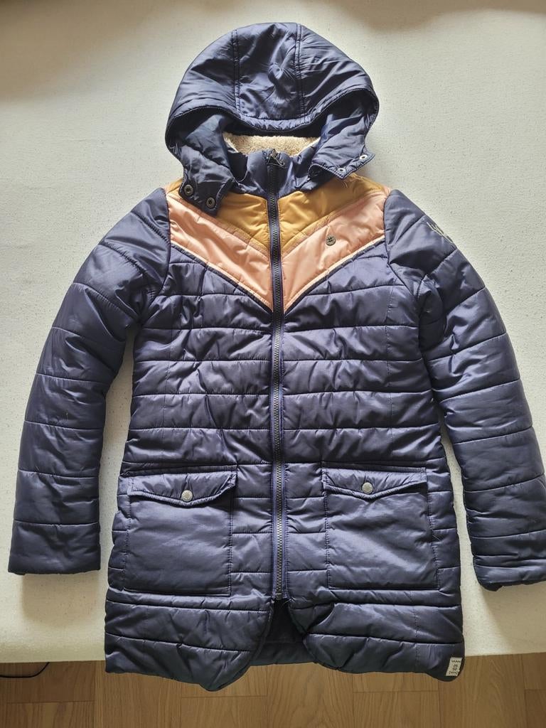 winterjas maat 152 blauw meisje, Kinderen en Baby's, Kinderkleding | Maat 152, Gebruikt, Meisje, Ophalen of Verzenden, Indian Blue Jeans