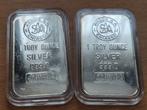 Argor Chiasso: 1 oz Vintage Silver Bar. Zilverbaar. Schaars., Ophalen of Verzenden, Zilver