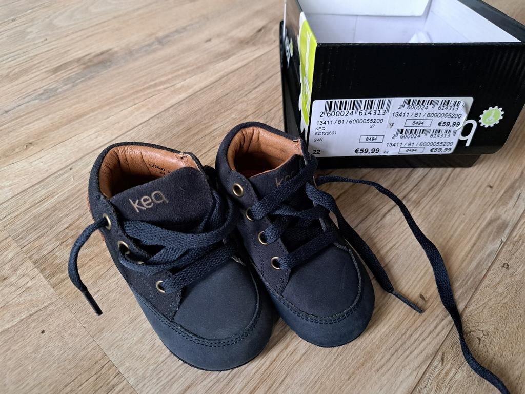 Nieuwe Keq babyschoentjes maat 22, Schoentjes, Jongetje of Meisje, Keq, Nieuw
