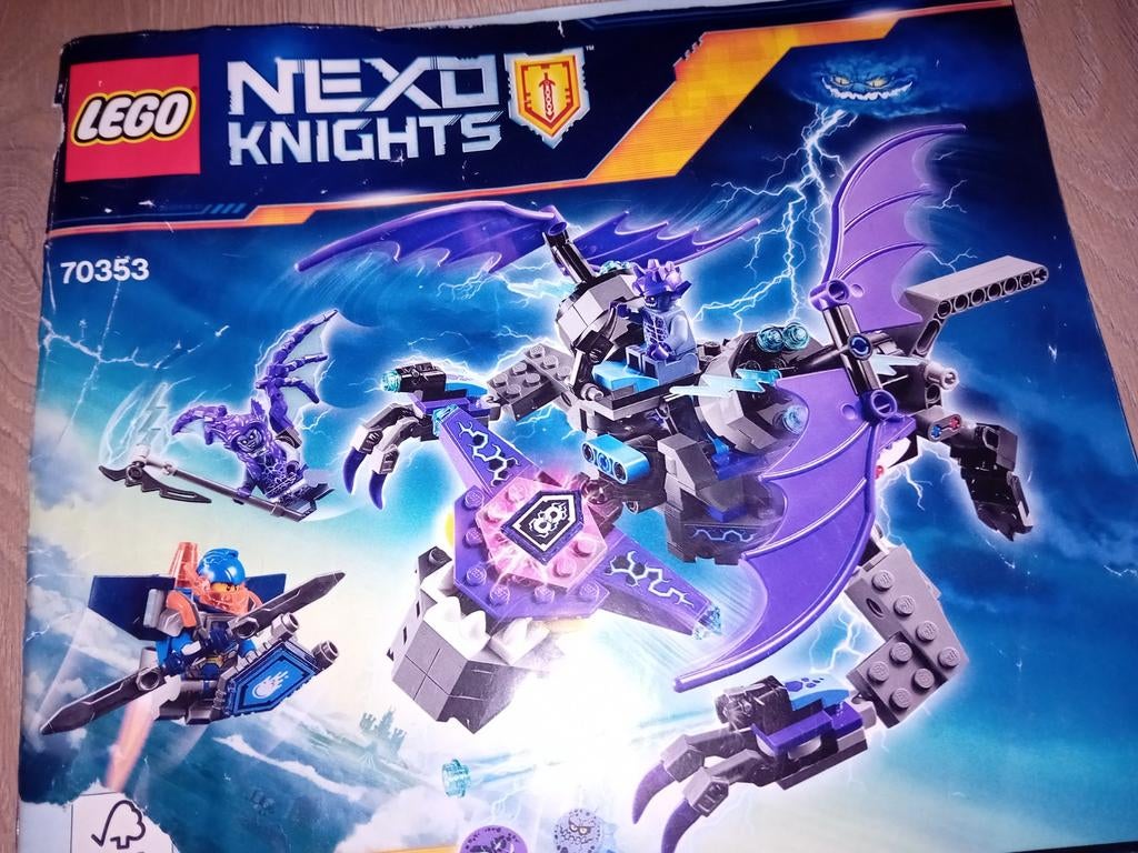 70353 lego nexo knight heligoyle, Ophalen, Zo goed als nieuw