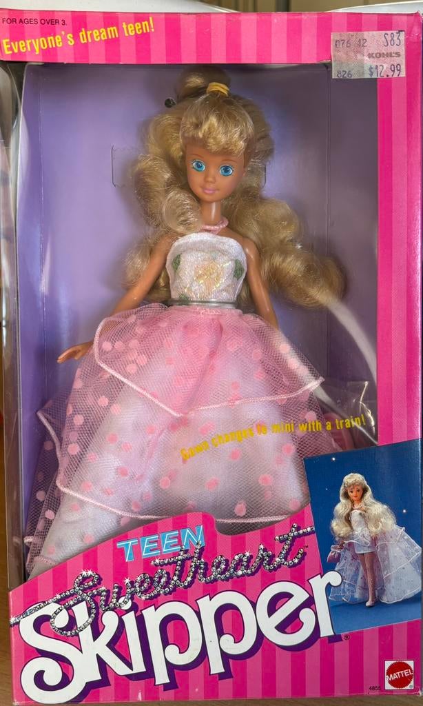 Teen sweetheart Skipper Barbie NRFB, Ophalen of Verzenden, Zo goed als nieuw, Fashion Doll