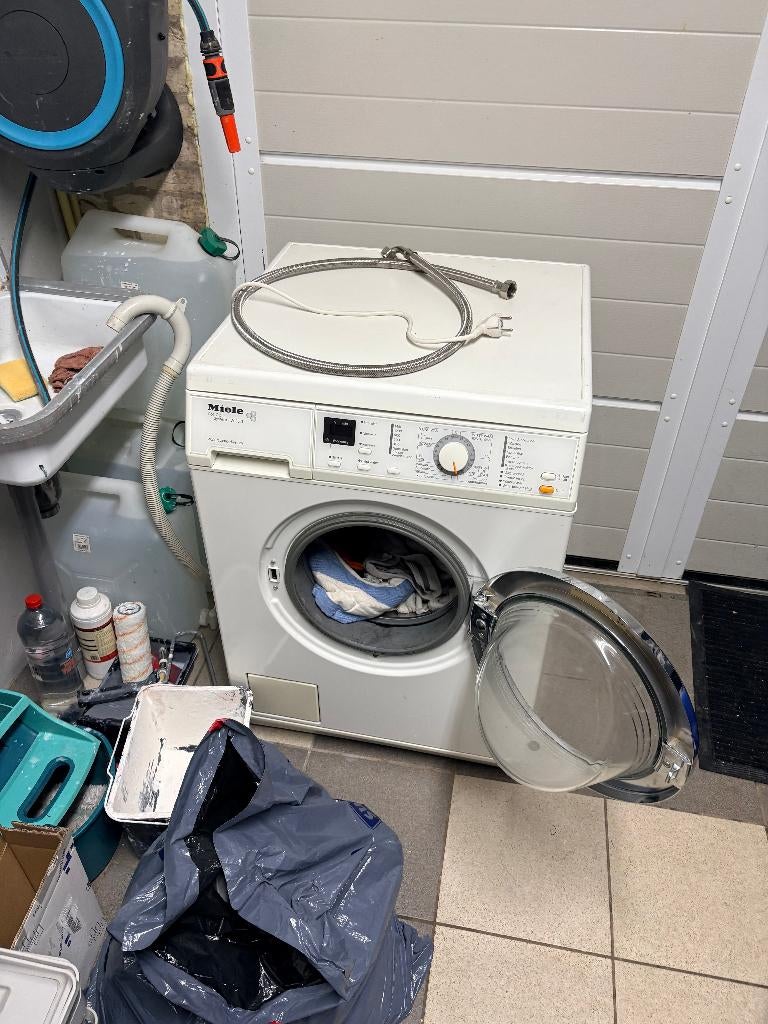 Miele wasmachine, Ophalen, Gebruikt, Wolwasprogramma, Voorlader