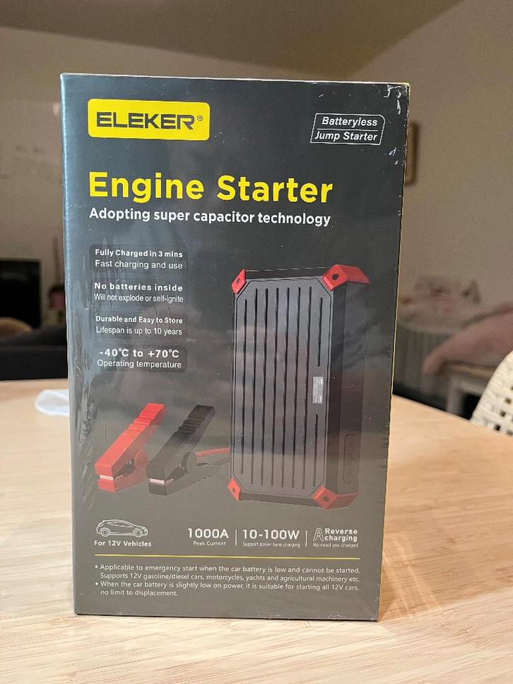 Draagbare Auto Jump Starter (supercondensator), Auto diversen, Jumpstarters, Ophalen of Verzenden