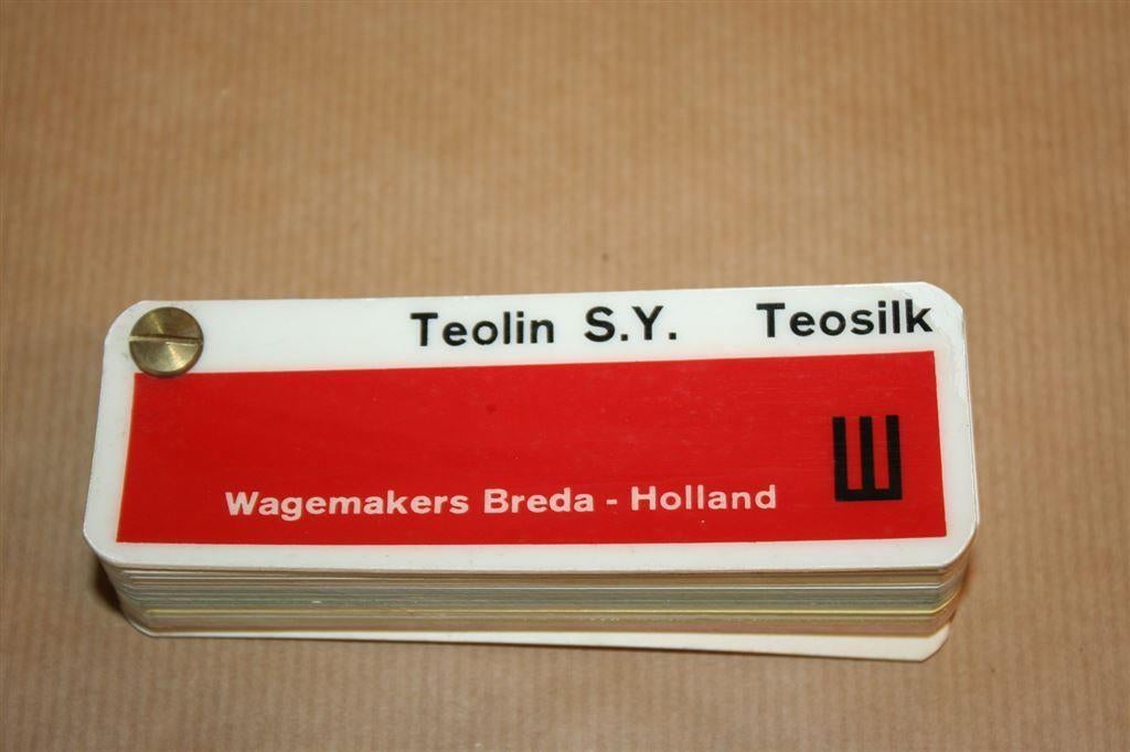 Kleurenwaaier Wagemakers Breda - Circa 1970, Verzamelen, Ophalen of Verzenden, Gebruikt, Overige typen